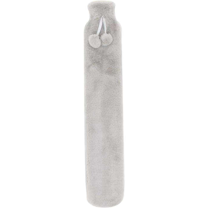 Long  Hot Water Bottle - dark Grey