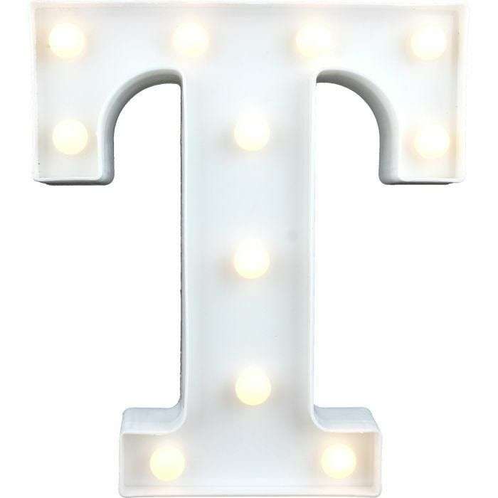 LED Letter Lights - T