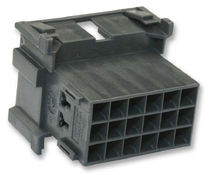TE Connectivity (1-967629-1) Connector Housing, Plug, 18 Ways, 5 mm