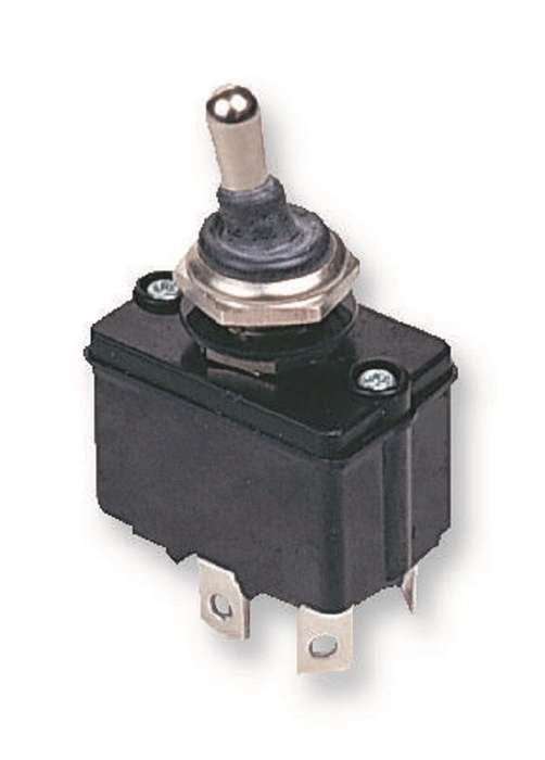 Apem (3631NF/2) Toggle Switch, Off-On, SPST, Non Illuminated