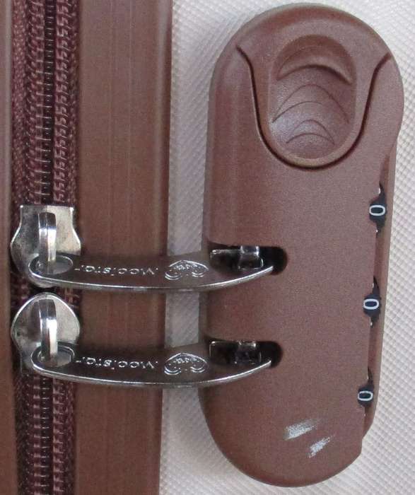 3 Piece Travel Luggage Suitcase Bag Set - White