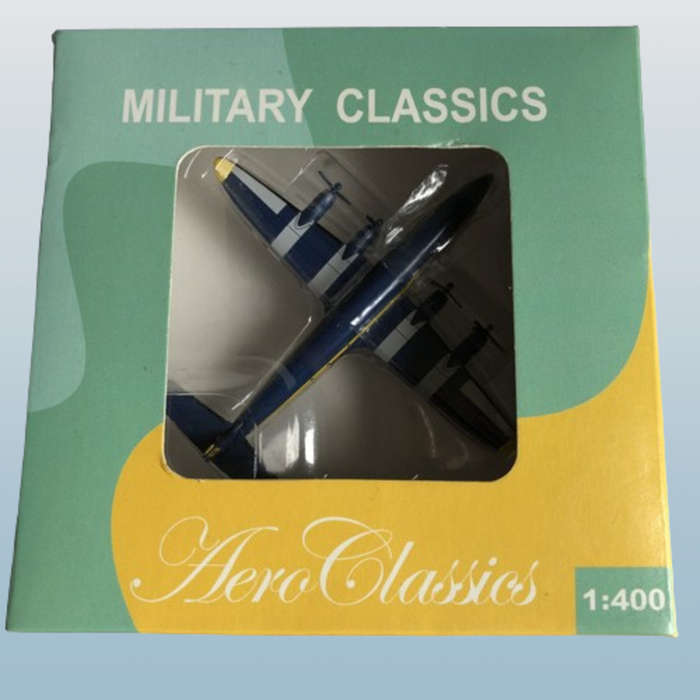 1:400 Scale, US Navy Blue Angels, Lockheed L-1049 Super Constellation Model