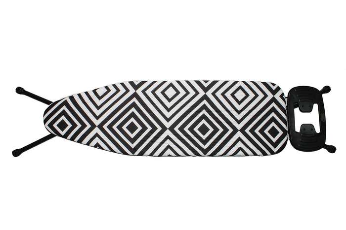 110x33cm Mesh Ironing Board with Safety Iron Rest - Black Squares (PLEASE READ DESCRIPTION)