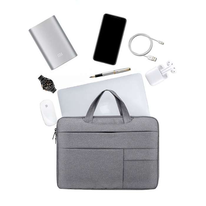 Webuy 15.6 Inch Laptop Shoulder Case Sleeve Slim Laptop Bag - Dark Grey