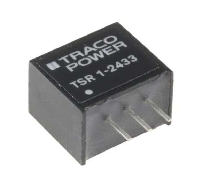Traco Power (TSR 1-2433) DC/DC Converter, 3.3 W, 3.3 V, 1 A