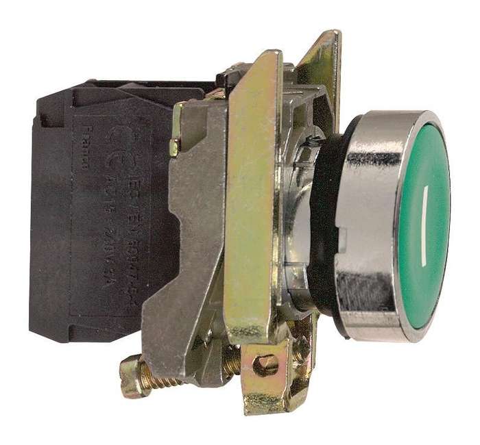 Schneider Electric (XB4BA31) Industrial Pushbutton Switch, Harmony, 22.5mm