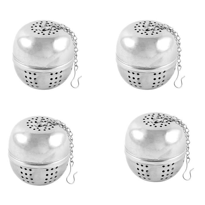 Pack of 4 52mm Tea Ball Strainer Infuser KT32192 Big
