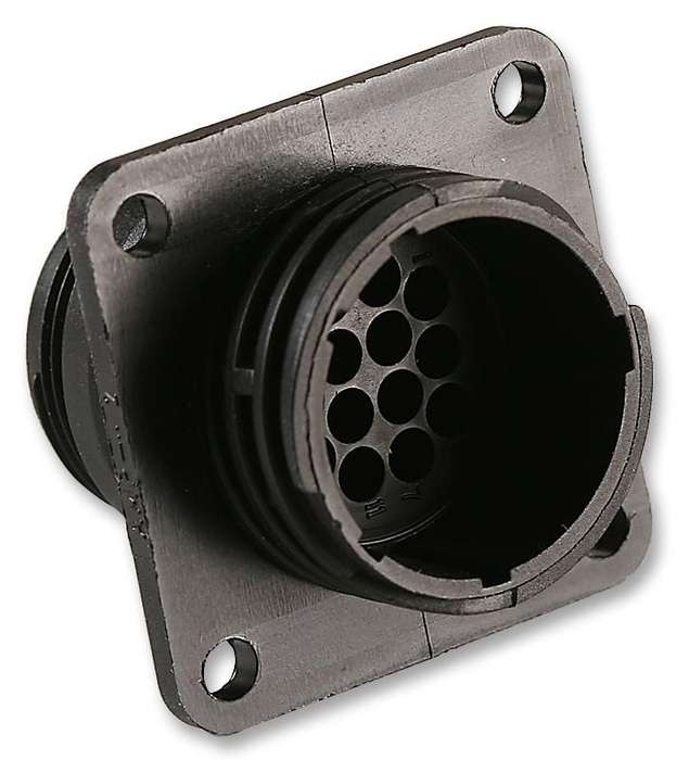 TE Connectivity (183040-1) Circular Connector, Receptacle, 14 Contacts