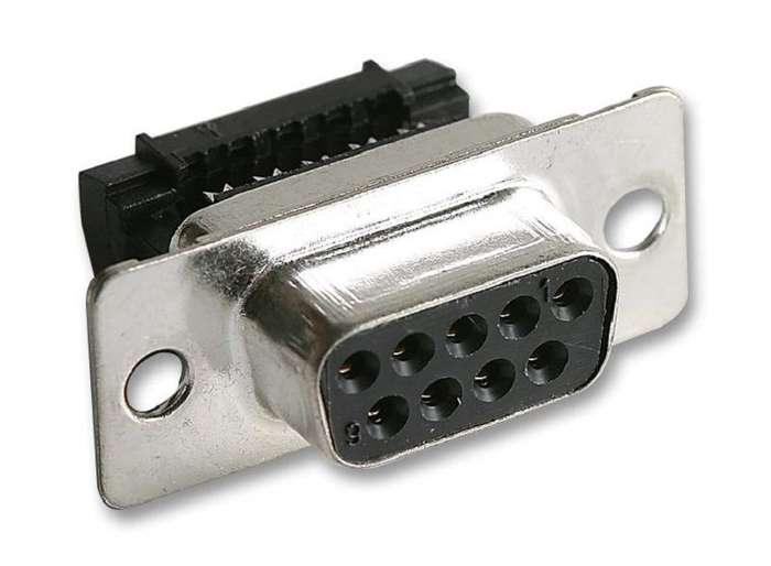 Multicomp Pro (MH10575) D Sub Connector, Receptacle, MH105, 9 Contacts