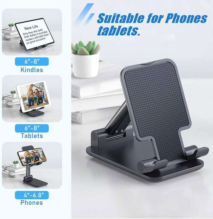 Cell Phone Stand with Angle Height Adjustable & Foldable