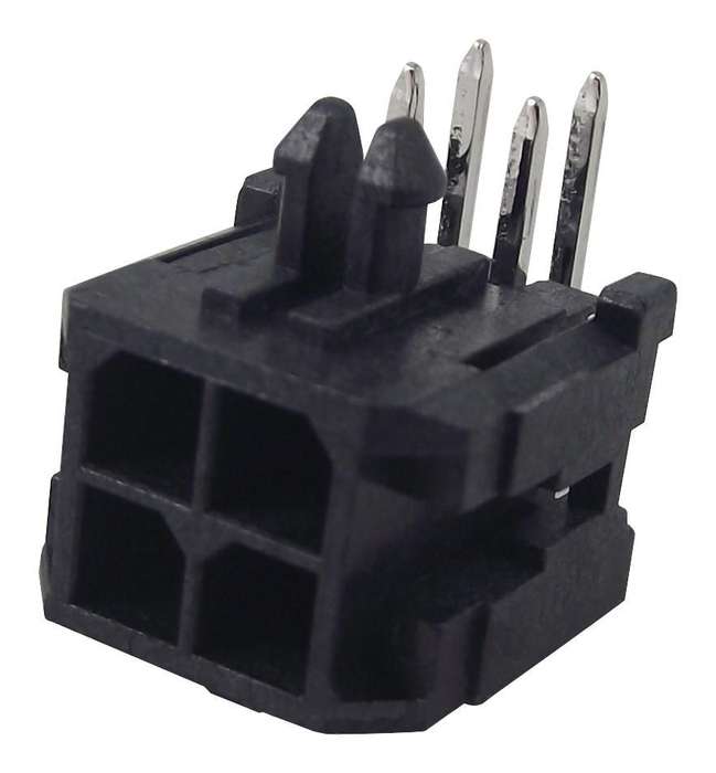 Molex (43045-0400) Pin Header, Power, 3 mm, 2 Rows, 4 Contacts
