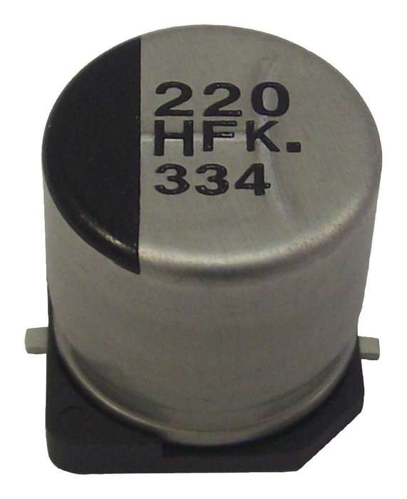 Panasonic (EEEFC1C470P) SMD Aluminium Electrolytic Capacitor, 47 µF, 16 V