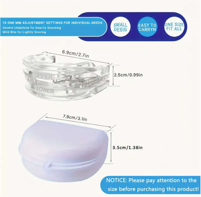 Comfort-Fit Anti-Snore Adjustable Mouthpiece