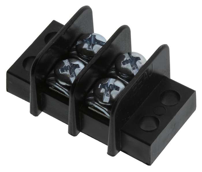 Molex (38770-0306) Panel Mount Barrier Terminal Block, 2 Row, 6 Ways