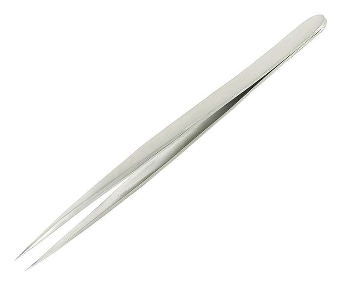 Multicomp Pro (D00339) Tweezer, Type 3C SA, Flat, 110 mm, Stainless Steel