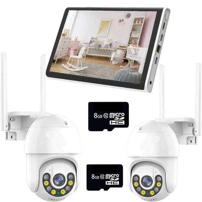 4K HD Professional Security Camera System with 10 inch Monitor - Q - S333