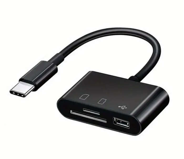 Type-C 3 IN 1 Micro SD TF Card Reader Multifunction USB Adapter