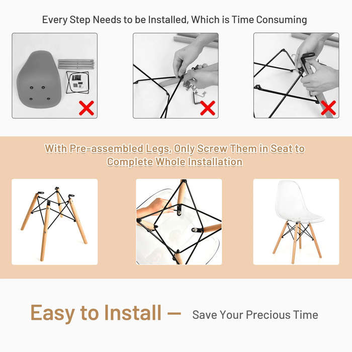 Transparent Dinning chairs