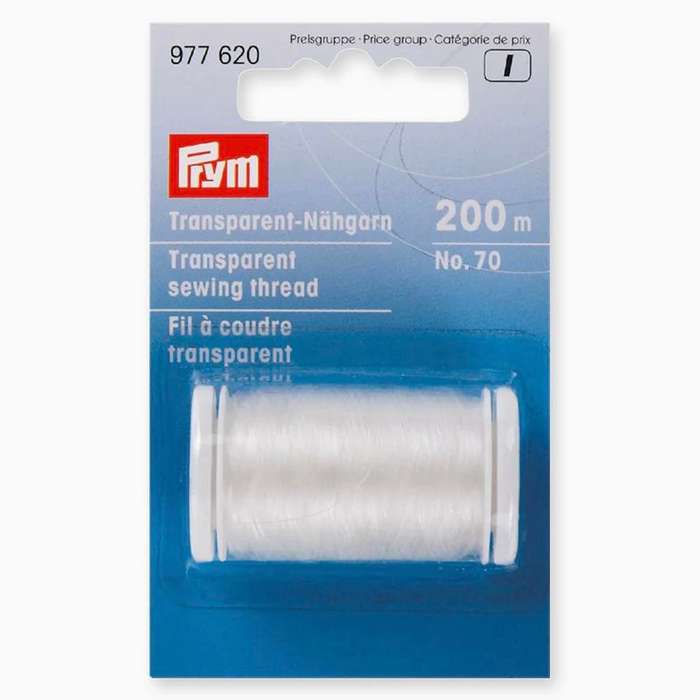 Prym Transparent sewing thread for invisible seams 200m