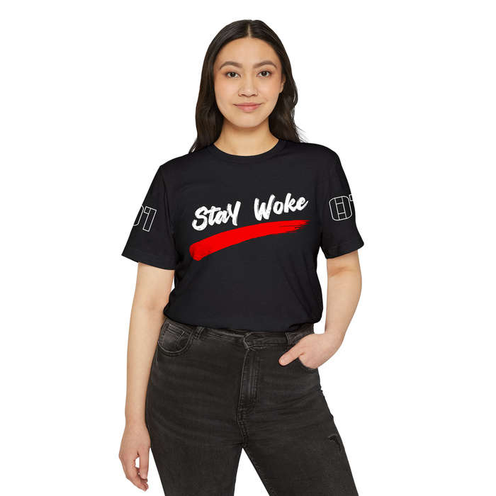 Staywoke unisex T-shirt - Black