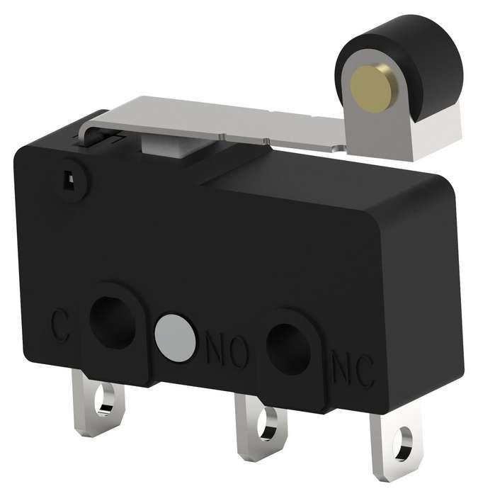 Alcoswitch (SAJ25YXWHL147SDTSEQ) Microswitch, SPDT, Solder Lug, 5 A