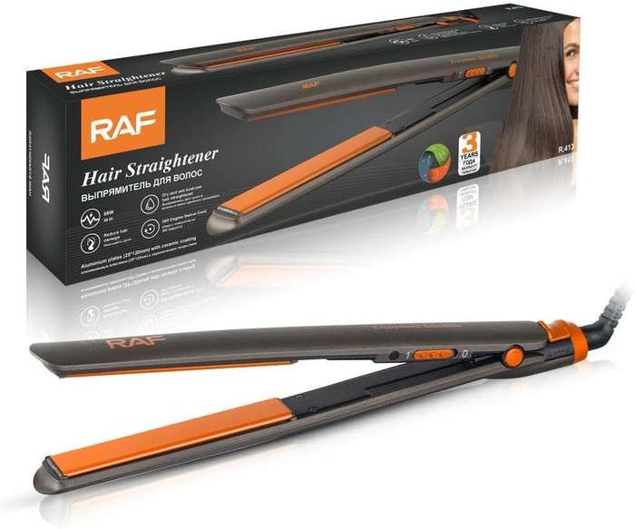 RAF 2-in-1 Hair Straightener Fast Heating R.4130