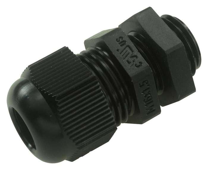 Jacob (50011M16PASW-F) Cable Gland, with Locknut, IP68 5 Bar