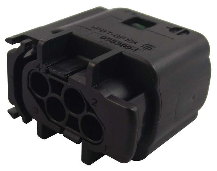TE Connectivity (1-967640-1) Connector Housing, MQS, Socket, 4 Ways, 3.1 mm