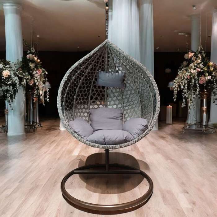 CloudNest Hanging Chair 6-3 Brown (3-3)