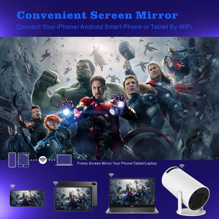 4k Ultra Hd Projector with Remote