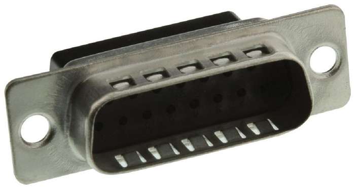 Amp (167293-1) D Sub Connector Housing, 15 Ways, D Sub, DB