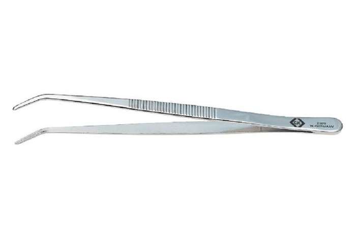 CK Tools (T2328) Tweezer, Radio, Precision, Nickel Plated, Carbon Steel Tip