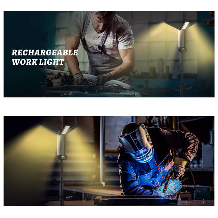 LED Work Light with Portable Folding Stand
