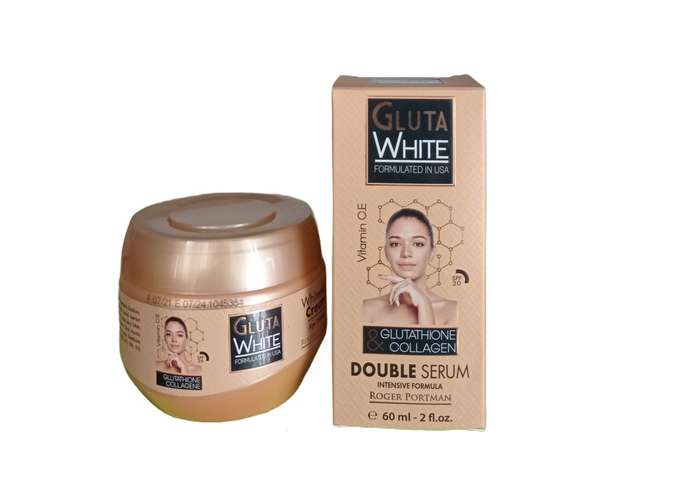 Gluta White Double Serum & Face Cream Age Defying