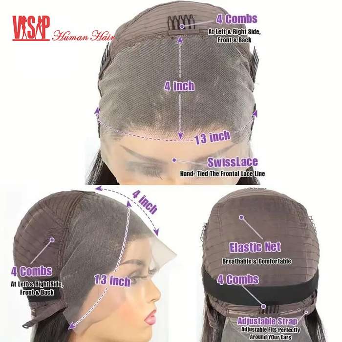 14" Curly Hair-Deep Wave Bob 13x4 Lace Frontal Wig Glueless