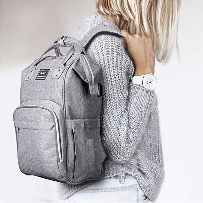 Baby Changing Diaper Storage Bag - Grey