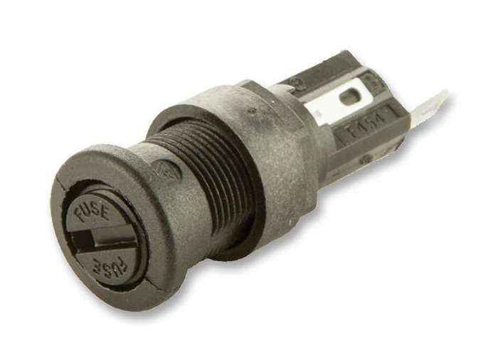 Bulgin Limited (FX0454) Fuseholder, Panel Mount, 250V, 10A, 5 x 20mm