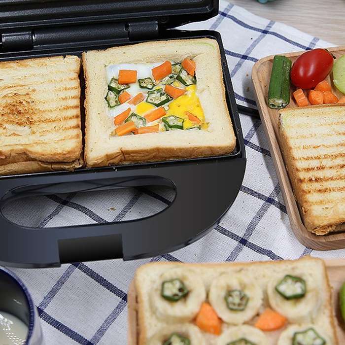 7-in-1 Multifunctional Electric Sandwich, Waffle, Muffin, Donut Maker