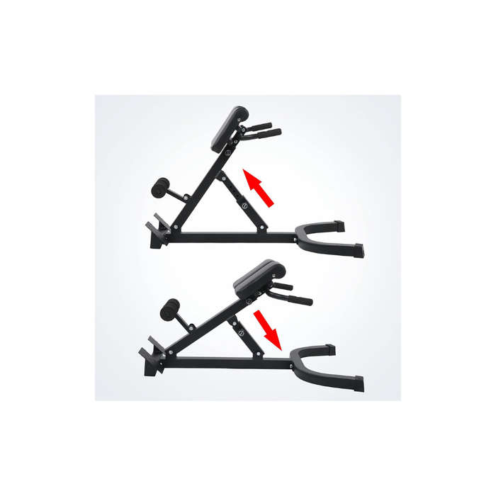 Roman Chair Foldable Hyperextension Bench & Multi-Functional Exercise Chair
