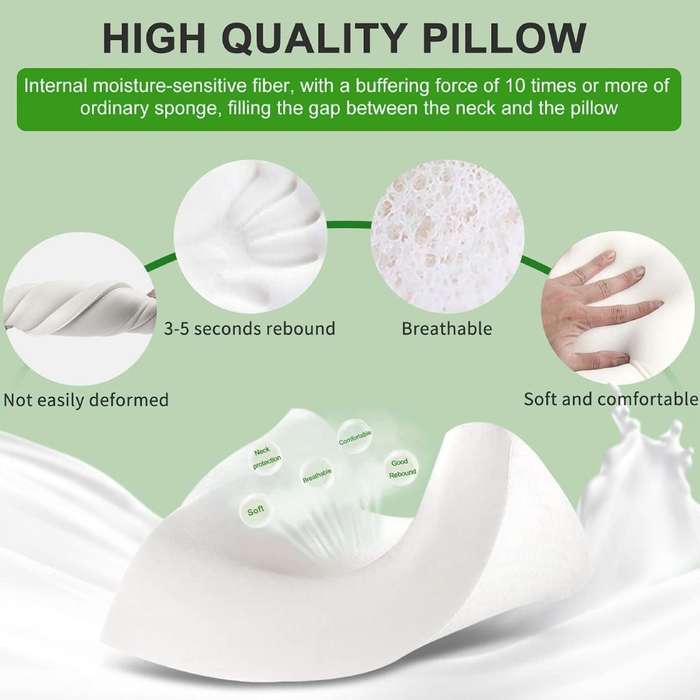 Rebound Neck Pillow for Cervical Relief