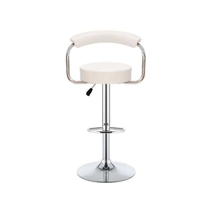 White Succulent Bar Stool