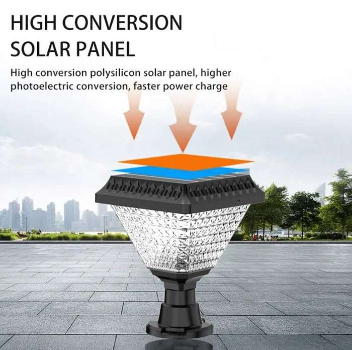 Solar Powered Garden Light RGB With Remote