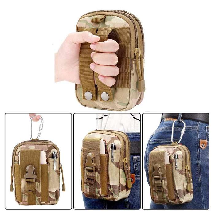 Outdoor Tactical Military Camouflage Waist Bag Portable Fanny Pack - Jungle
