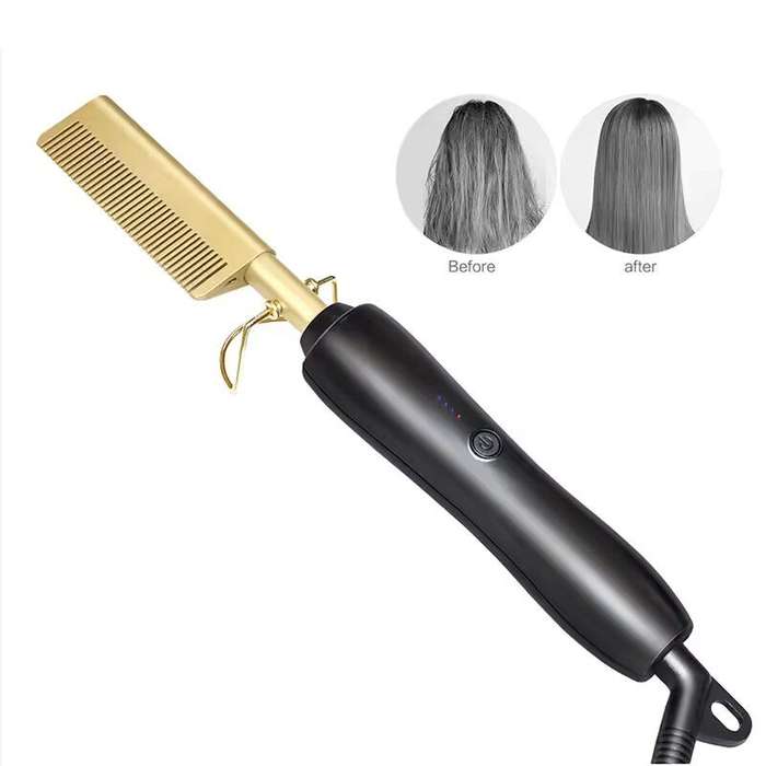 Hot Comb - Electric Straightening Hot Comb for Hair and Wigs