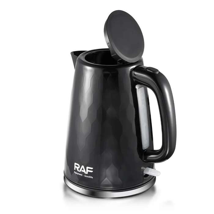 2-in-1 Breakfast Set with Electric Teapot and 2-Piece Toaster Combination