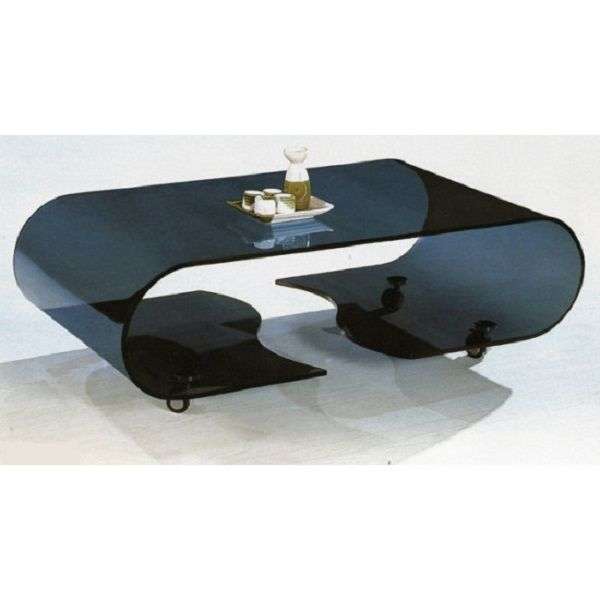 Tempered Glass Coffee Tables- Black