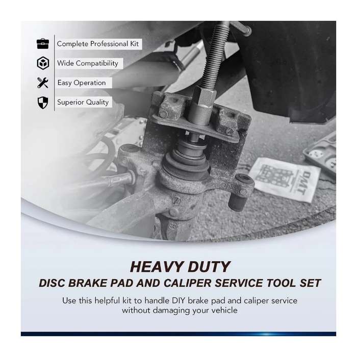 22Pc Universal Brake Caliper Adjustment Service Kit With Case