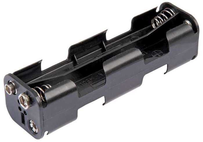 Multicomp Pro (MP000319) Battery Holder, Long, Snap, 8 x AA