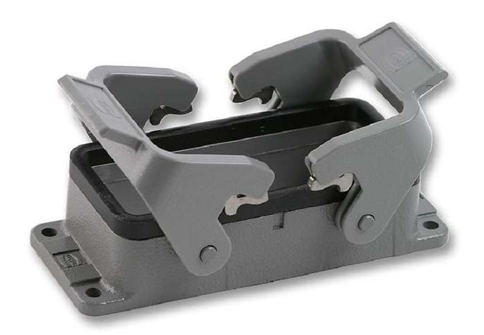 Harting (0930 016 0301) Heavy Duty Connector, Low Profile, Base, 2 Lever