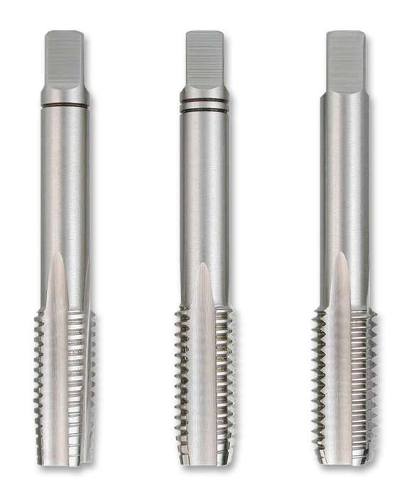 Ruko (230080) Hand Tap, High-Speed Steel, Right-Handed-Thread, M8, 18mm
